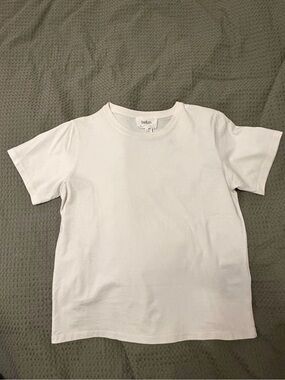 ba&sh Cream Short Sleeve Crew Tee